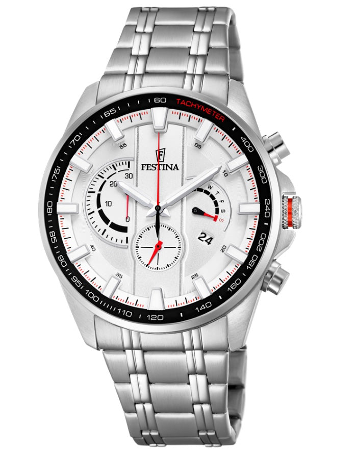 Festina Chrono Sport Analogue Men's Wrist Watch - Stainless Steel F6866/1