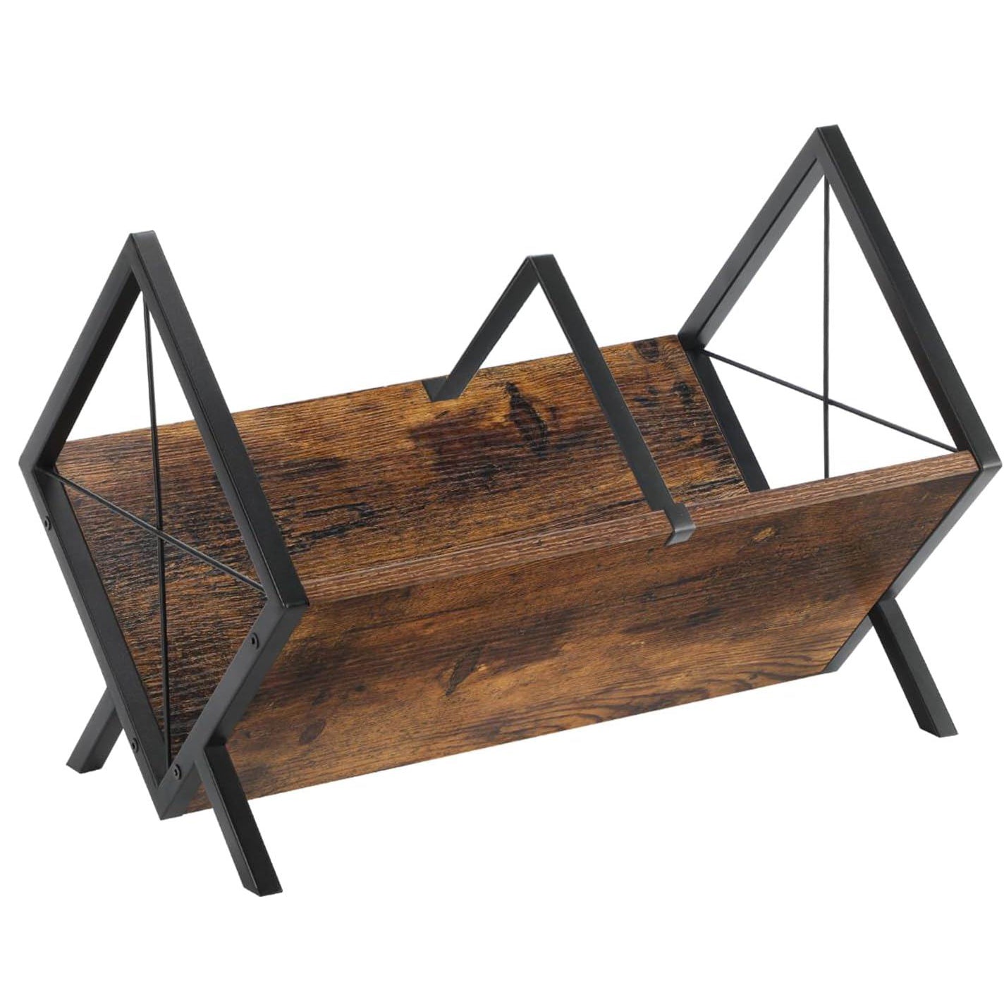 Boudoir A-Frame Wooden Storage Rack (Brown)