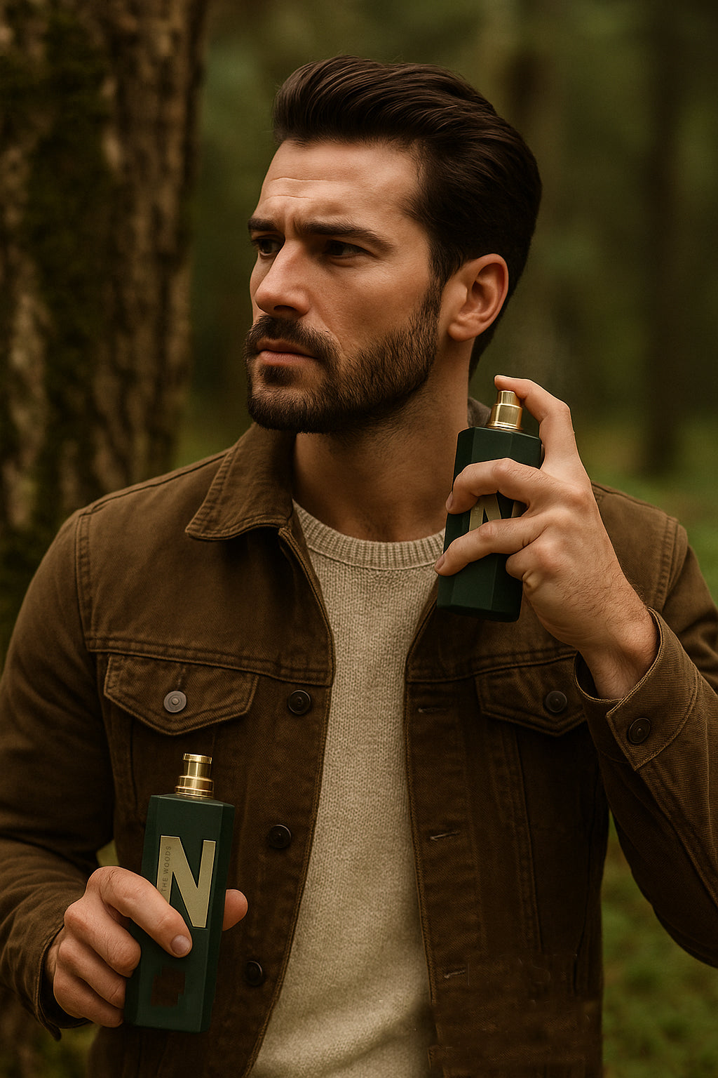 Naseem - Lost in the Woods Aqua Perfume 75ml - For Him - Alcohol Free