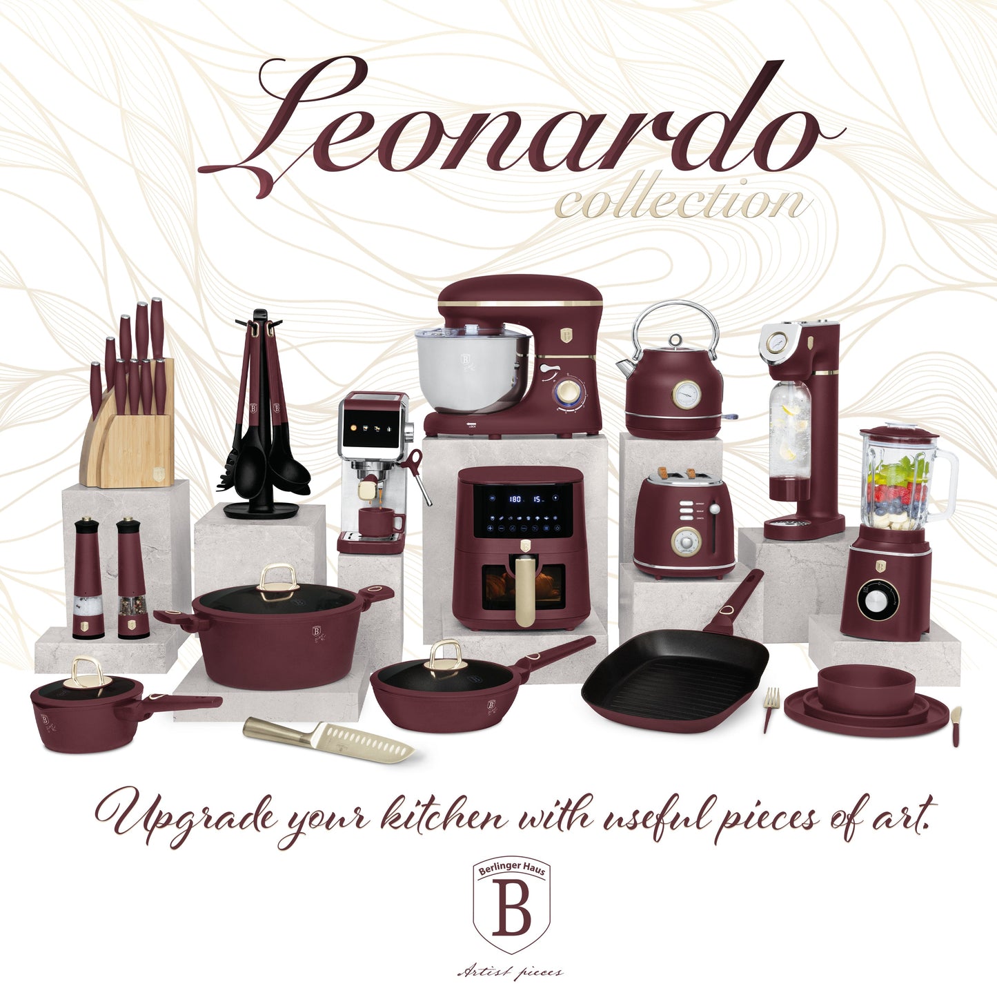Berlinger Haus 62cm Silicon Baking Mat - Leonardo