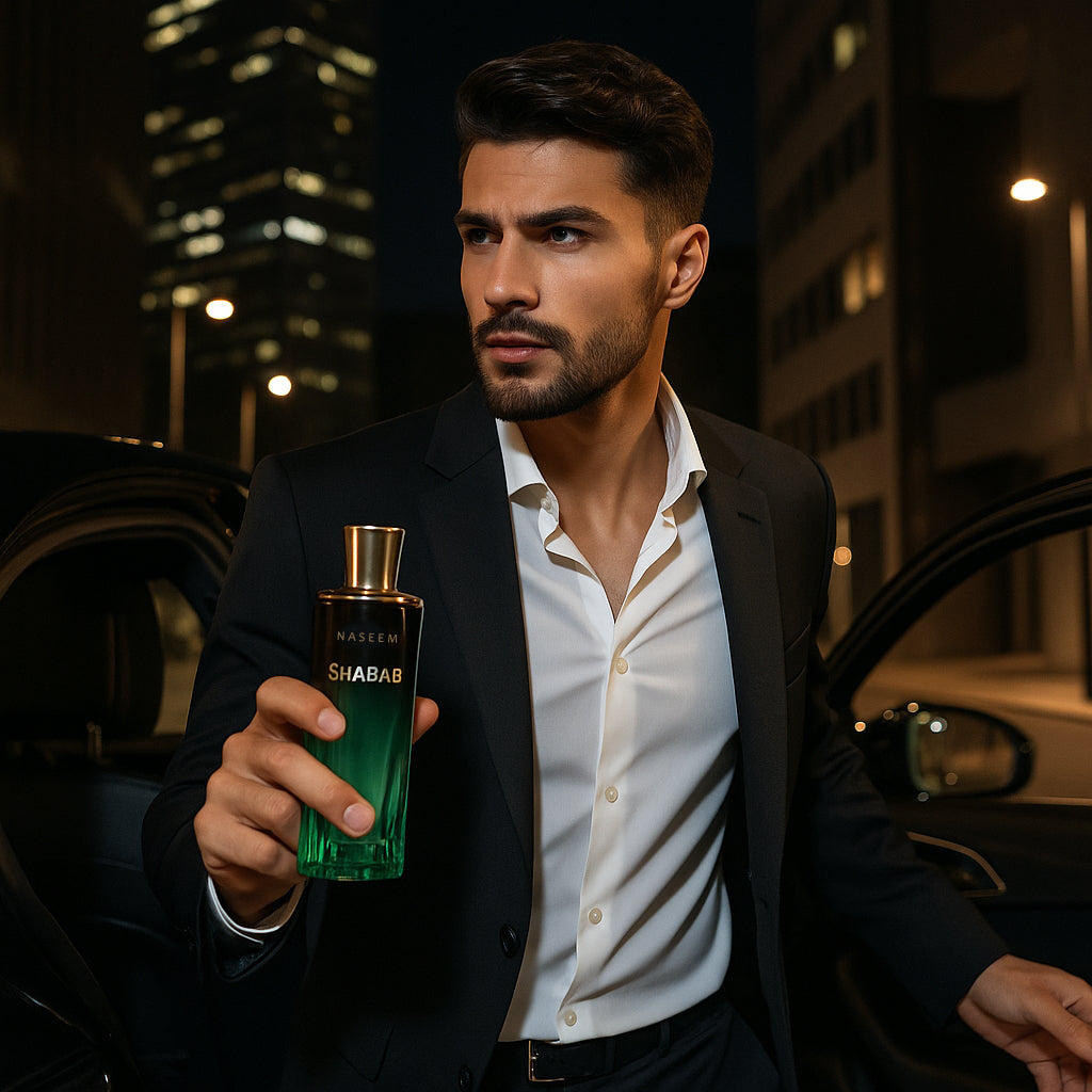 Naseem - Shabab Aqua Perfume 80ml - For Men - Alcohol Free