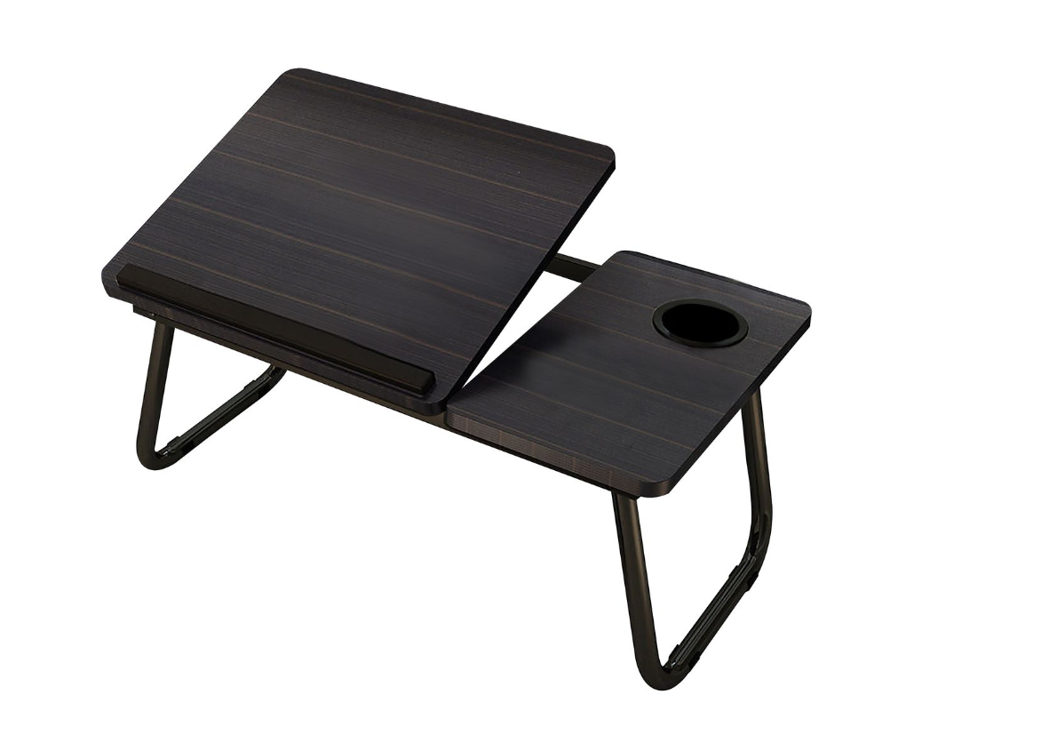 Jack Brown Foldable Adjustable Split Laptop Bed Table