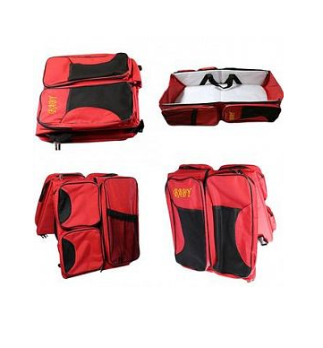 Jack Brown Baby Carrier Sleeper Bag - Red