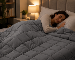 Jack Brown Anti Anxiety Weighted Blanket - 25LB (11.34kg) - Queen-152x203CM
