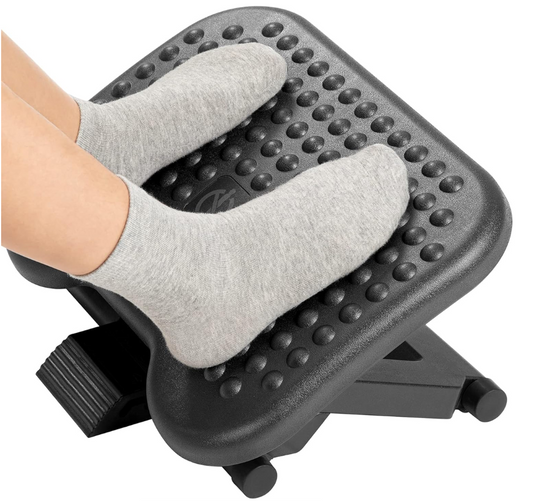 Jack Brown Adjustable Office Under Desk Footrest