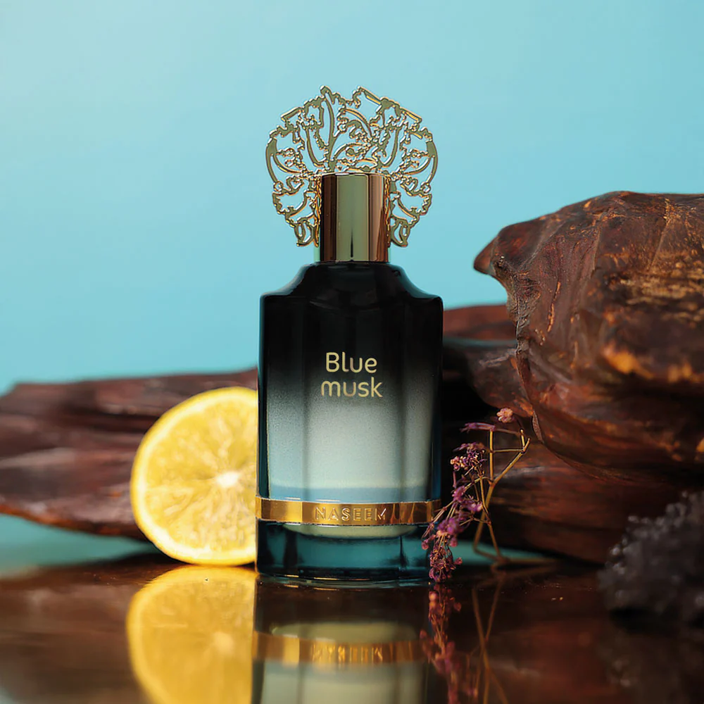 Naseem - Blue Musk Aqua Perfume 55ml For Men - Alcohol Free
