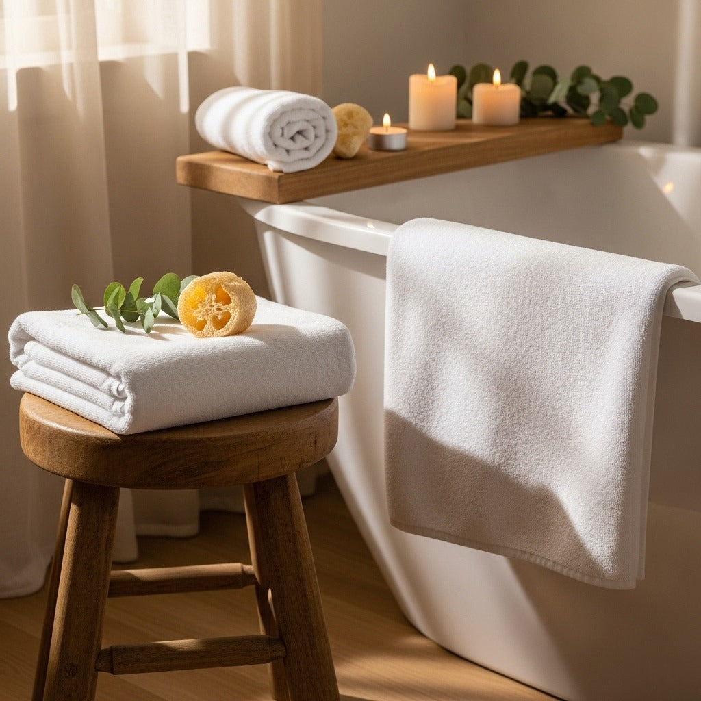 Jack Brown 700gsm Premium Bath Sheet - White