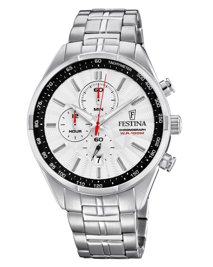 Festina Chrono Sport Analogue Men's Wrist Watch - Stainless Steel F6863/2