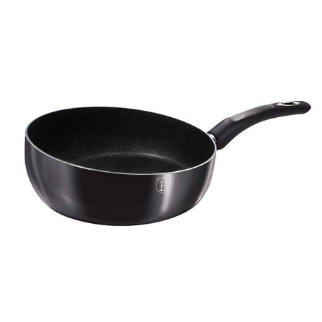 Berlinger Haus 26cm Marble Coating Flip Fry Pan - Carbon Pro Edition