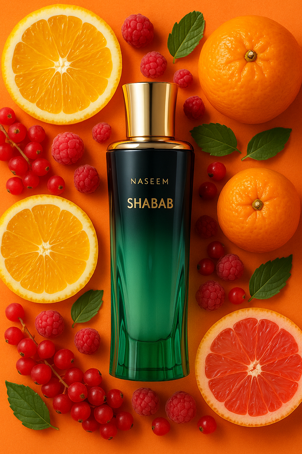 Naseem - Shabab Aqua Perfume 80ml - For Men - Alcohol Free
