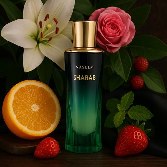 Naseem - Shabab Aqua Perfume 80ml - For Men - Alcohol Free