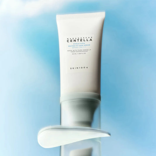 SKIN1004 Hyalu-CICA Water-Fit Sun Serum - Lightweight Moisturizing SPF Glow