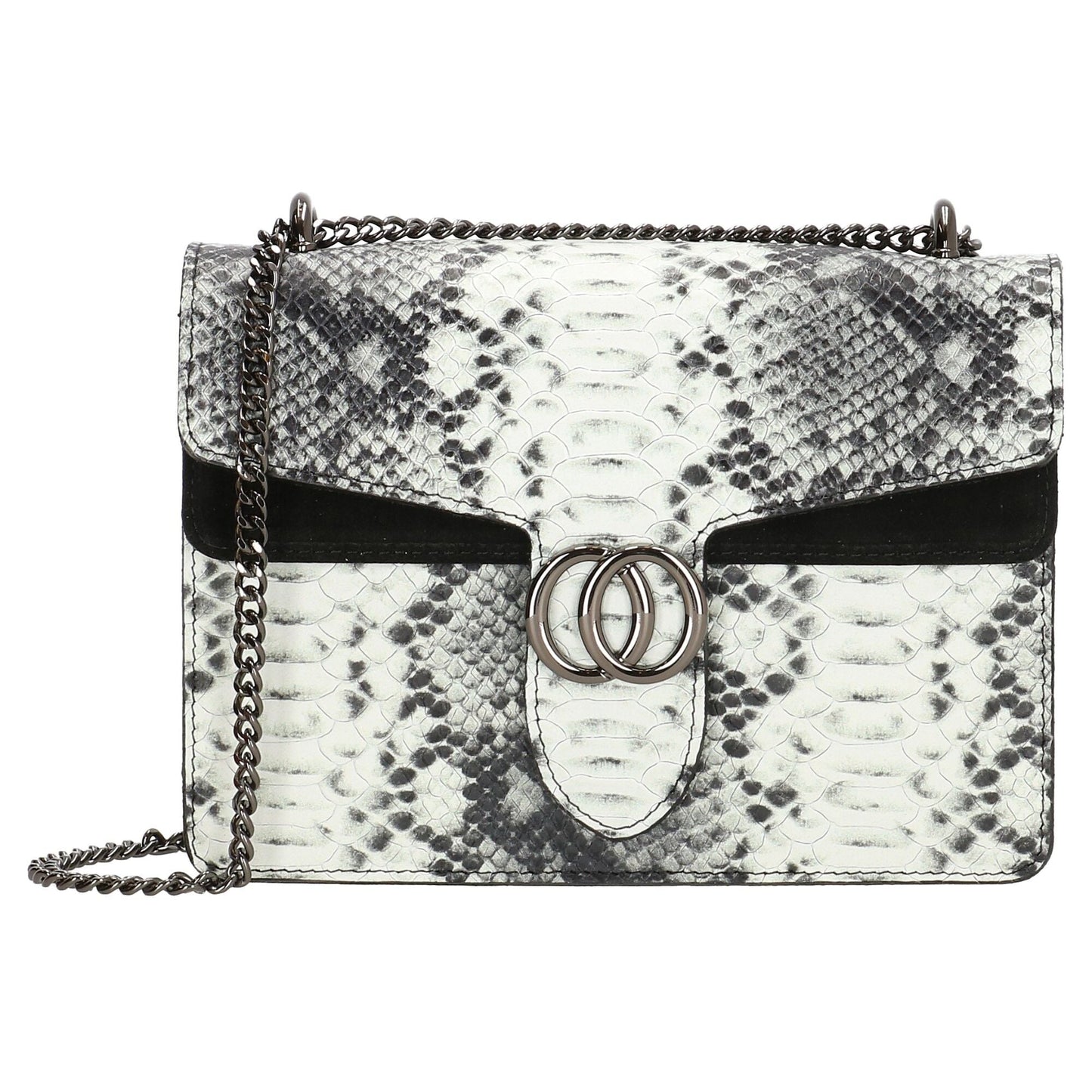 Charm London Elisa Leather Ladies Shoulder Bag - Black