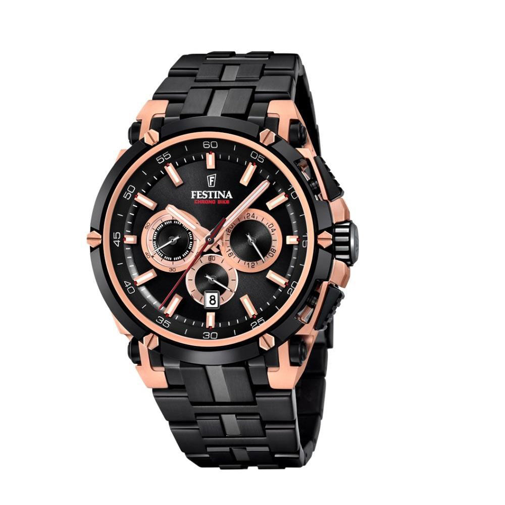 Festina Special Edition Analogue Men's Wrist Watch - Black-Gold F20329/1