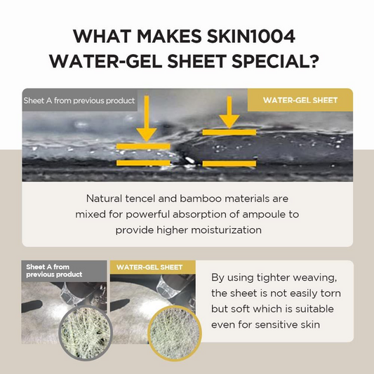 SKIN1004 Centella Watergel Sheet Mask - Hydrating Ampoule Serum Care (5 Pack)
