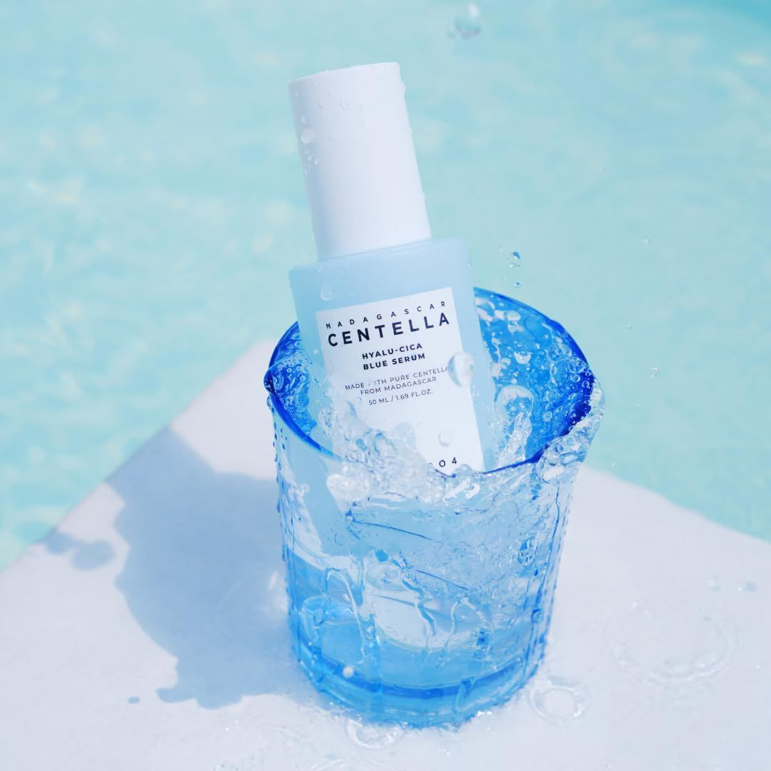 SKIN1004 Hyalu-CICA Blue Serum - 5 Layer Hyaluronic Acid Cica Niacinamide