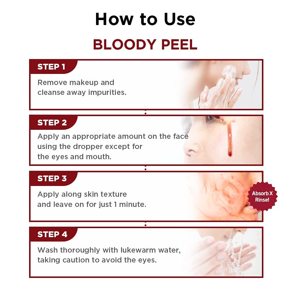 SKIN1004 Bloody Peel Pulls off Dramatic Exfoliation Effect Special care