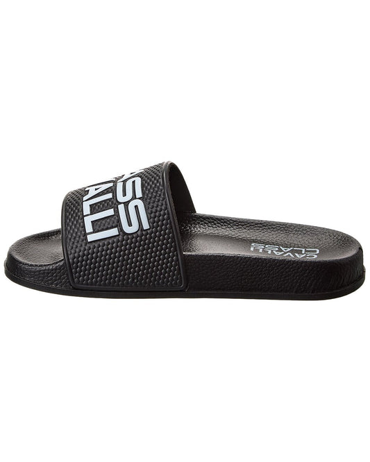 Class Cavalli By Roberto Cavalli Mens Sandal Pool Slide - Black