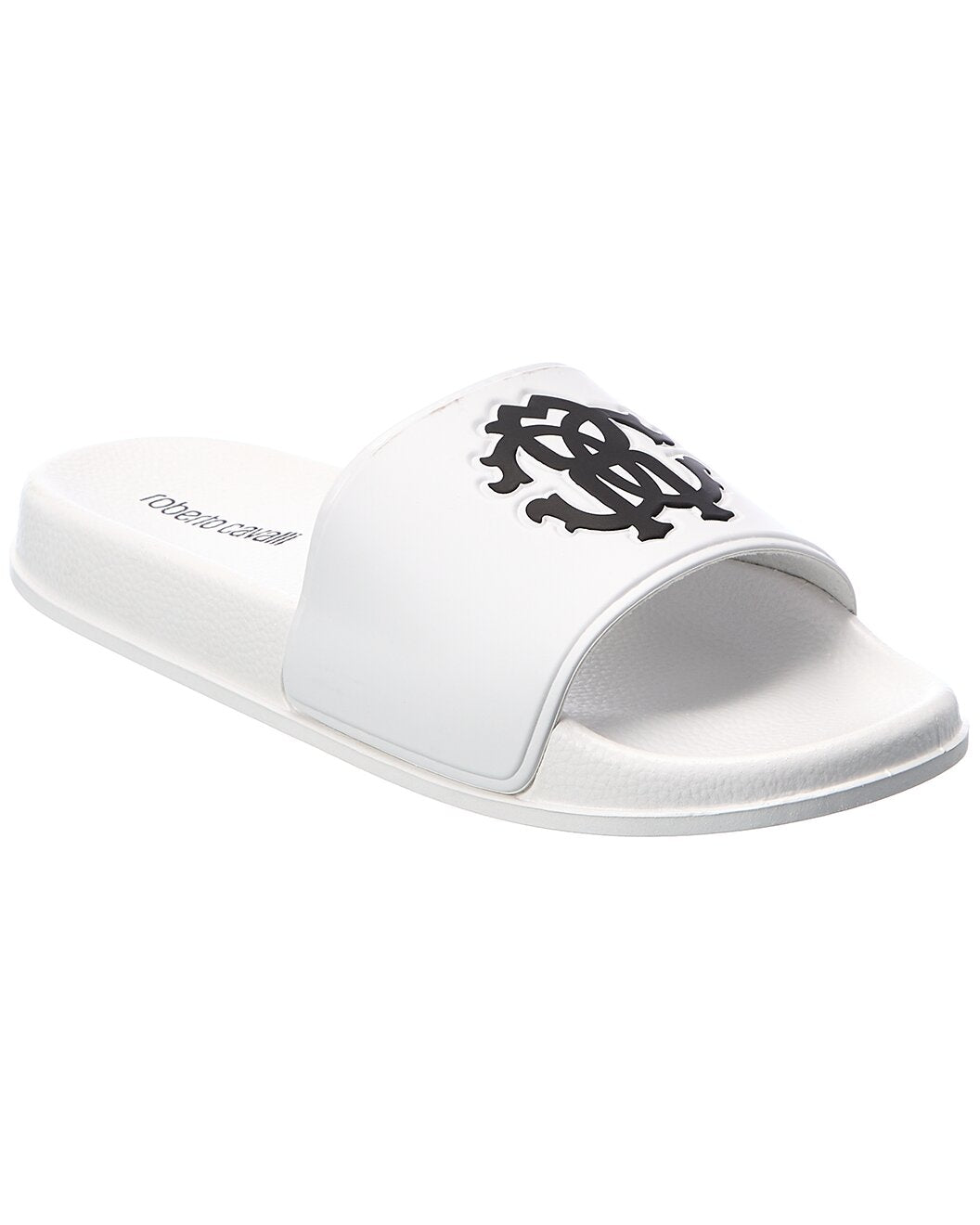 Roberto Cavalli Unisex Sandal Pool Slide - White