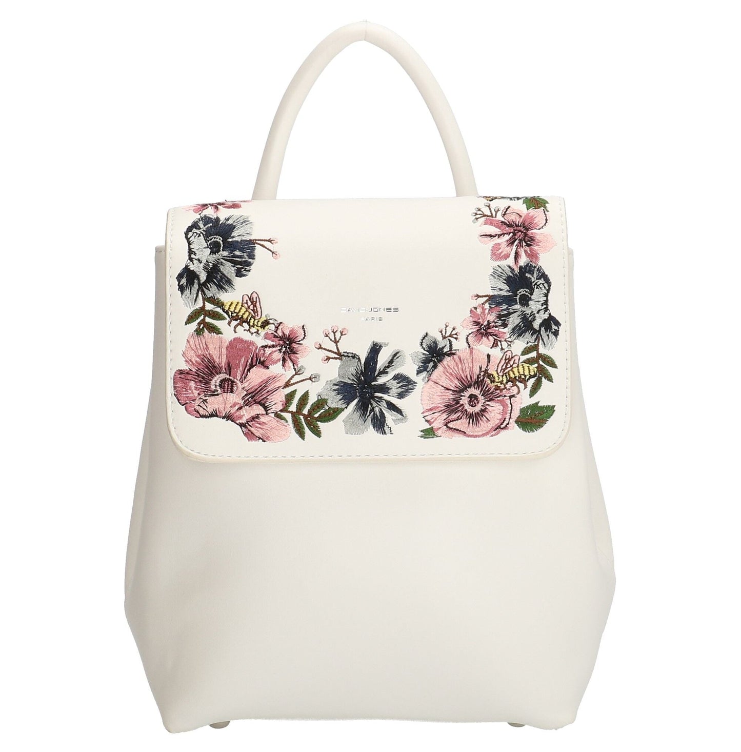 David Jones Paris Ladies Backpack - White & Pink