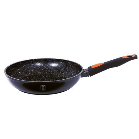 Berlinger Haus 24cm Oven Safe Marble Coating Detachable Handle Fry Pan Black - Granit Diamond Line