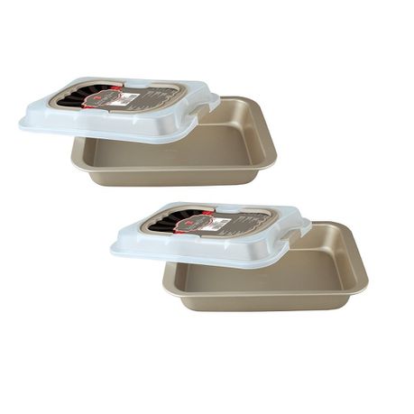 Berlinger Haus 2 Pieces 36cm Carbon Steel Oblong Roaster with Plastic Cover