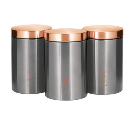 Berlinger Haus 3-Piece Premium Canister Set - Moonlight Edition