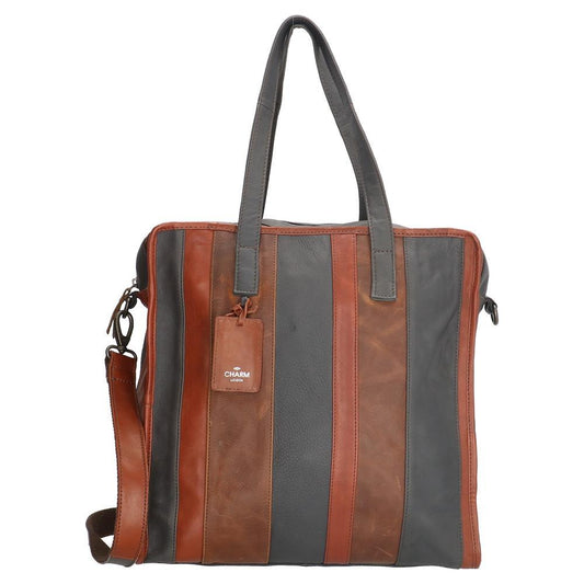 Charm London Kensington Ladies Leather Hand Bag - Brown