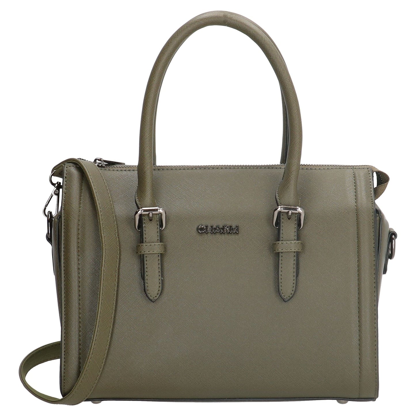 Charm London Birmingham Ladies Hand Bag -Olive 17389