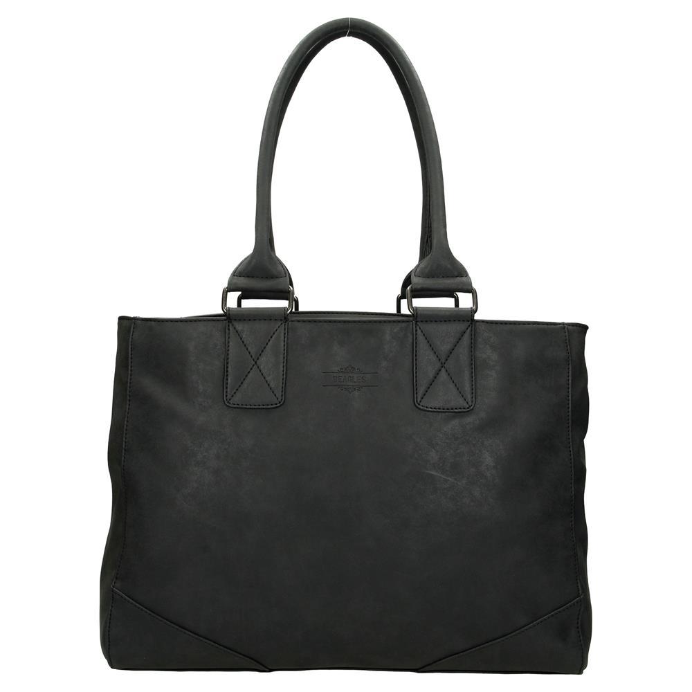 Beagles Alcublas Ladies PU Leather Hand Bag - Black