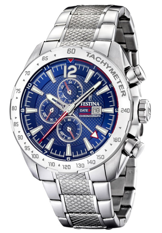 Festina Chrono Sport Analogue Men's Wrist Watch - Stainless Steel F20439/2