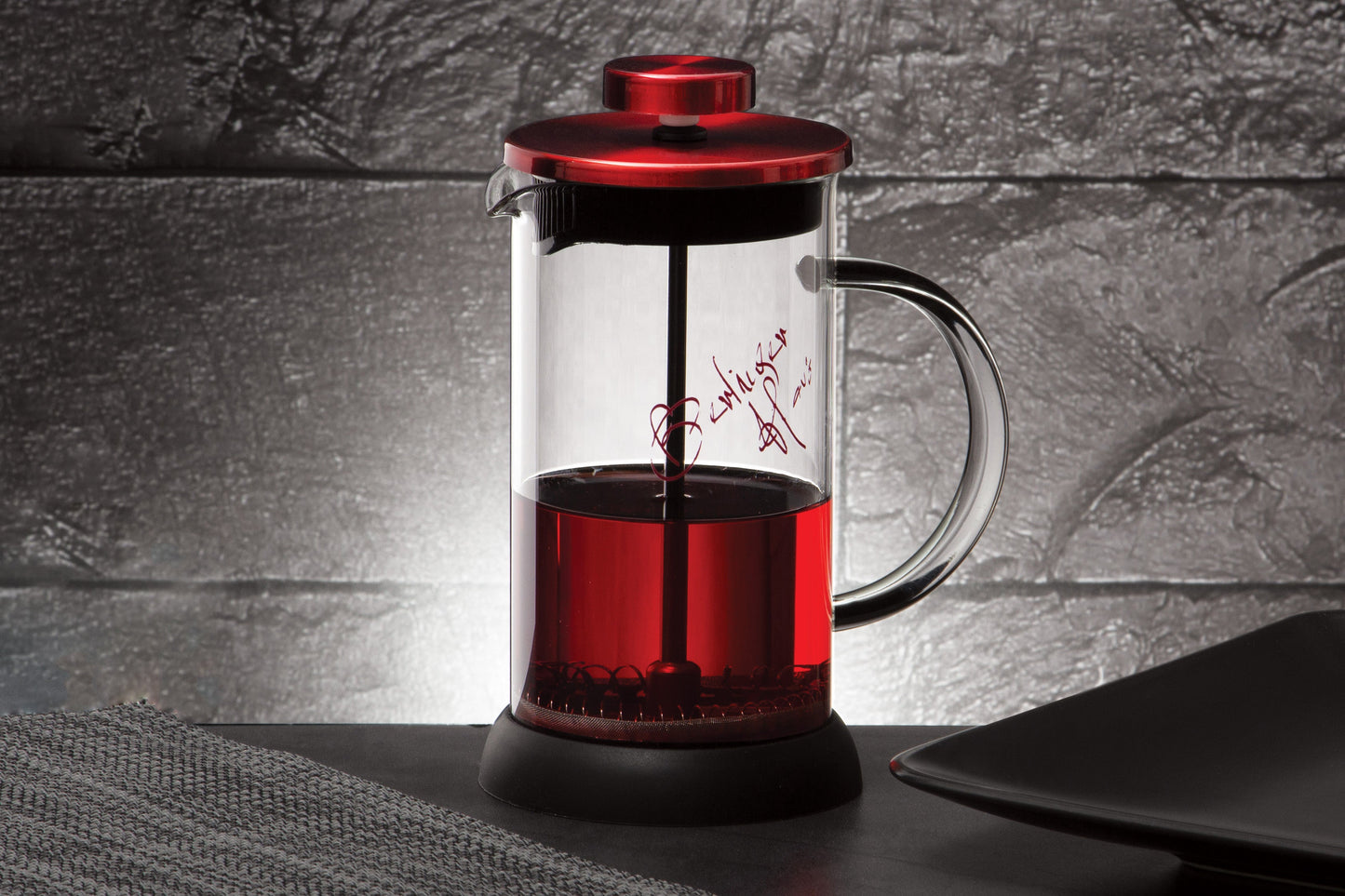 Berlinger Haus 350ml Coffee & Tea Plunger - Burgundy Metallic Line