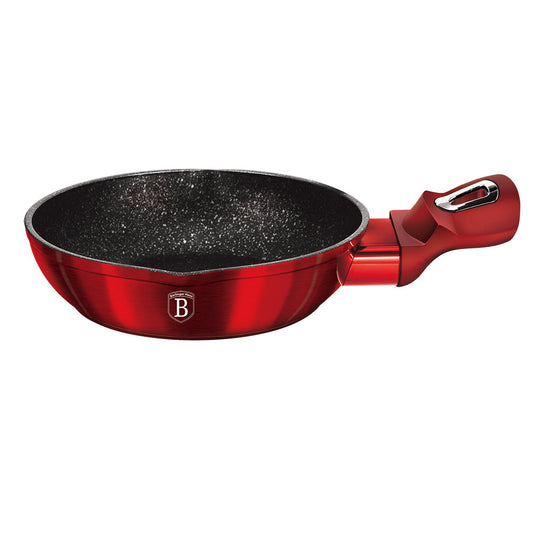 Berlinger Haus 16cm Marble Coating Non-Stick Egg Pan – Burgundy Metallic