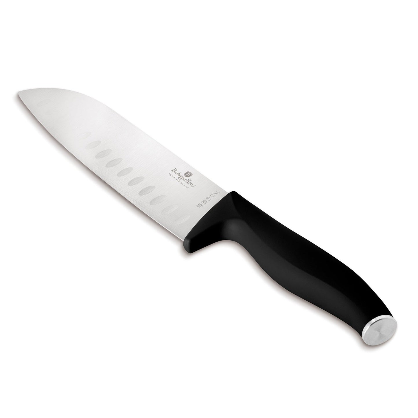 Berlinger Haus 17.5cm Santoku Knife - Black Silver