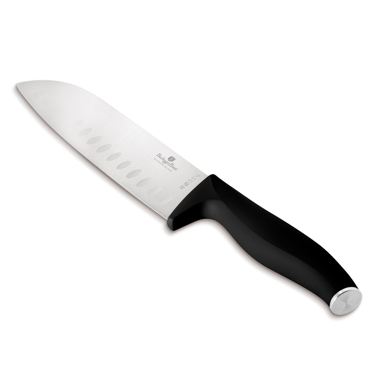Berlinger Haus 17.5cm Santoku Knife - Black Silver