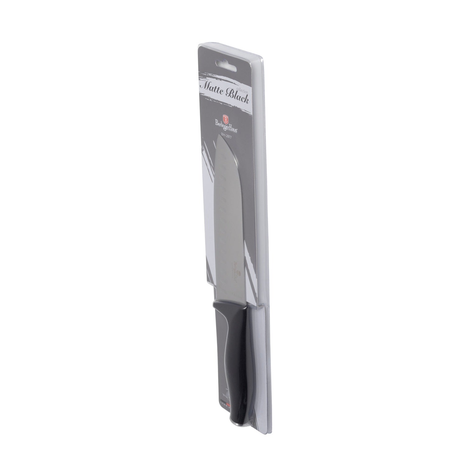 Berlinger Haus 17.5cm Santoku Knife - Black Silver
