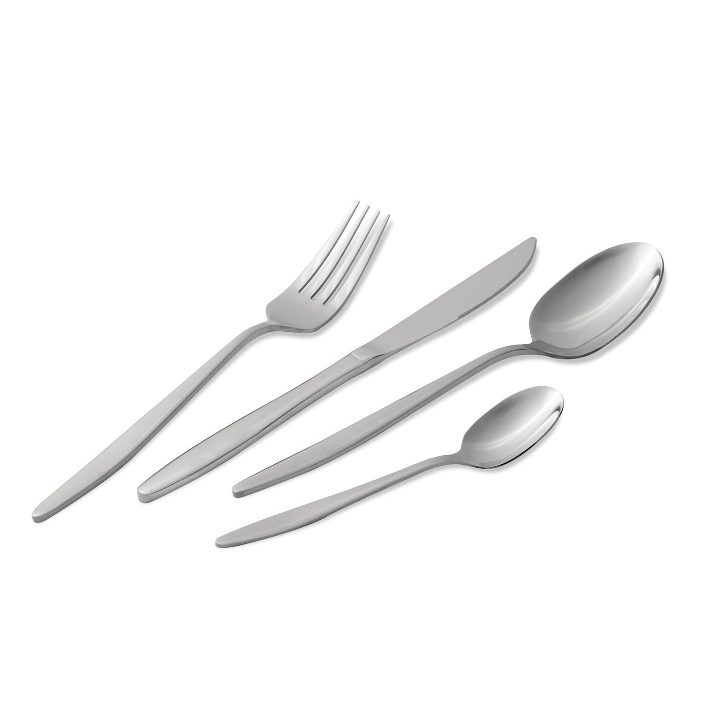 Berlinger Haus 24-Piece Stainless Steel Cutlery Set – Silver Mirror Polish