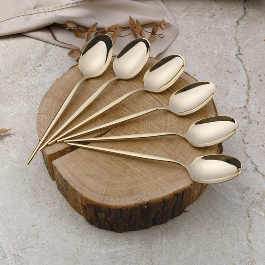 Berlinger Haus 24-Piece Stainless Steel Cutlery Set - Champagne Gold
