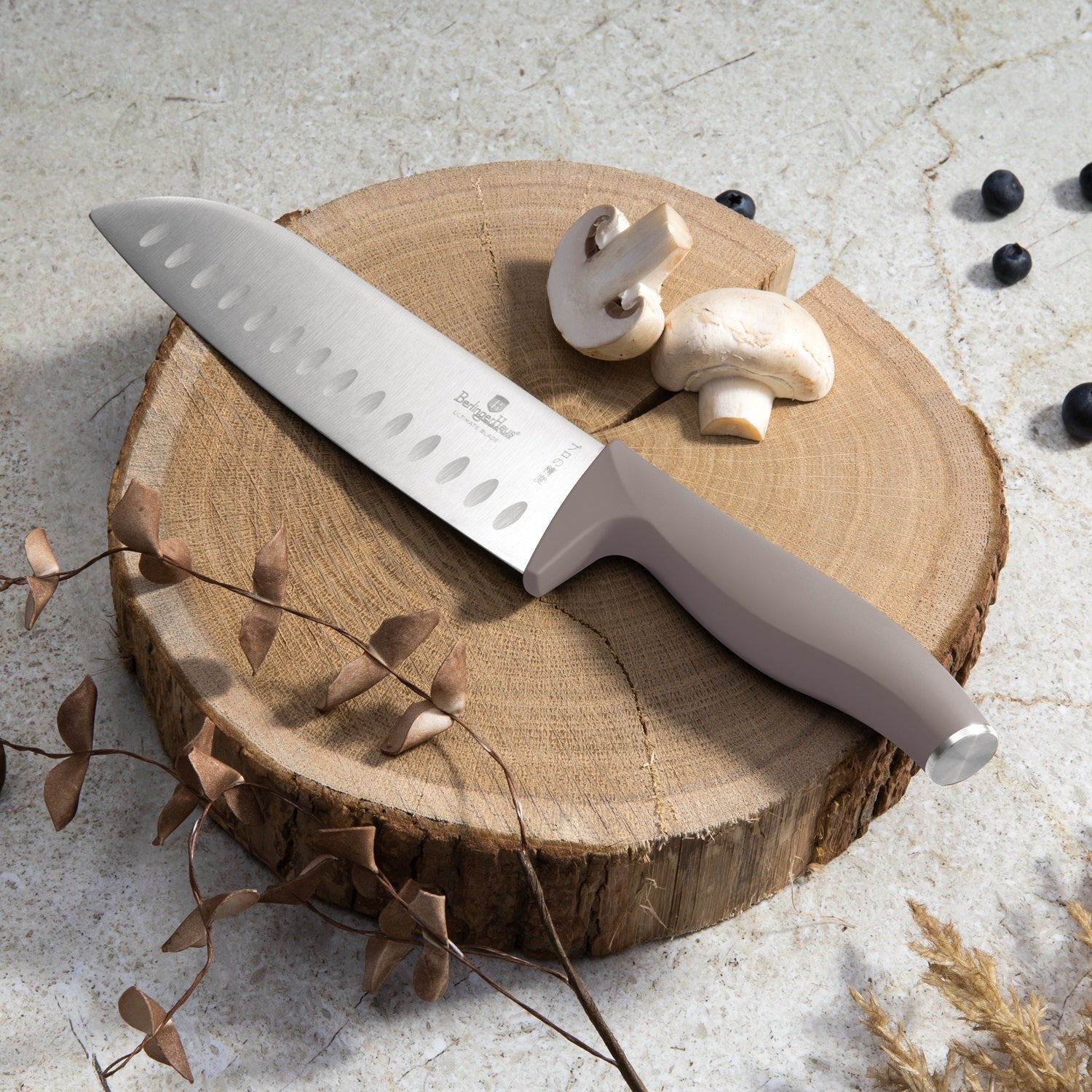 Berlinger Haus 4-Piece Stainless Steel Knife Set - Taupe