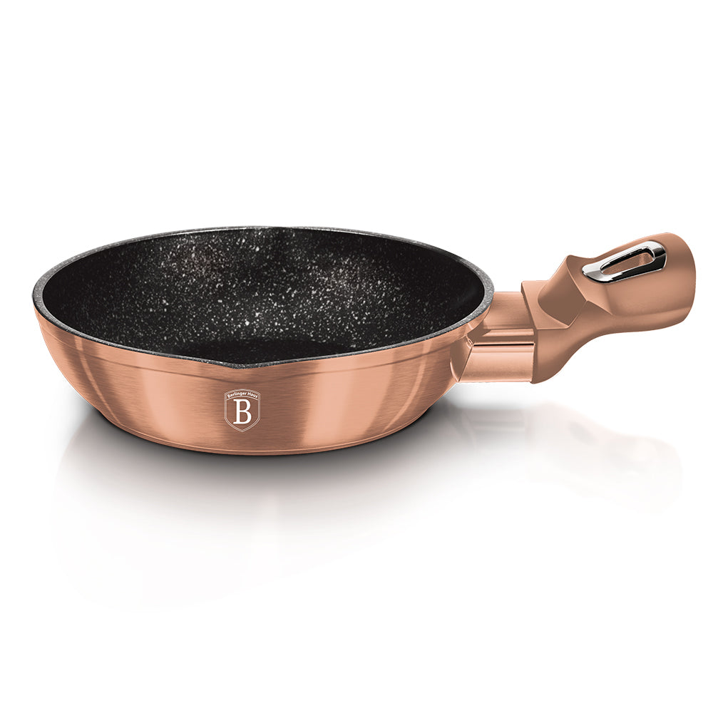 Berlinger Haus 16cm Marble Coating Non-Stick Egg Pan - Rose Gold