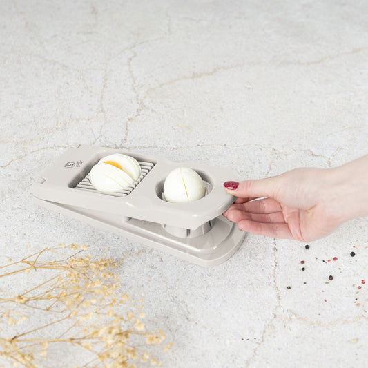 Berlinger Haus 2-in-1 Egg & Cheese Slicer – Sahara