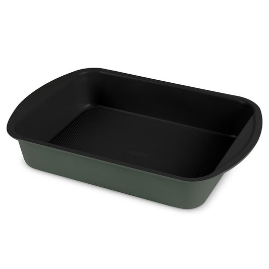 Berlinger Haus 40cm Titan Pro Non-Stick Coating Oblong Roaster Pan - Matt Green
