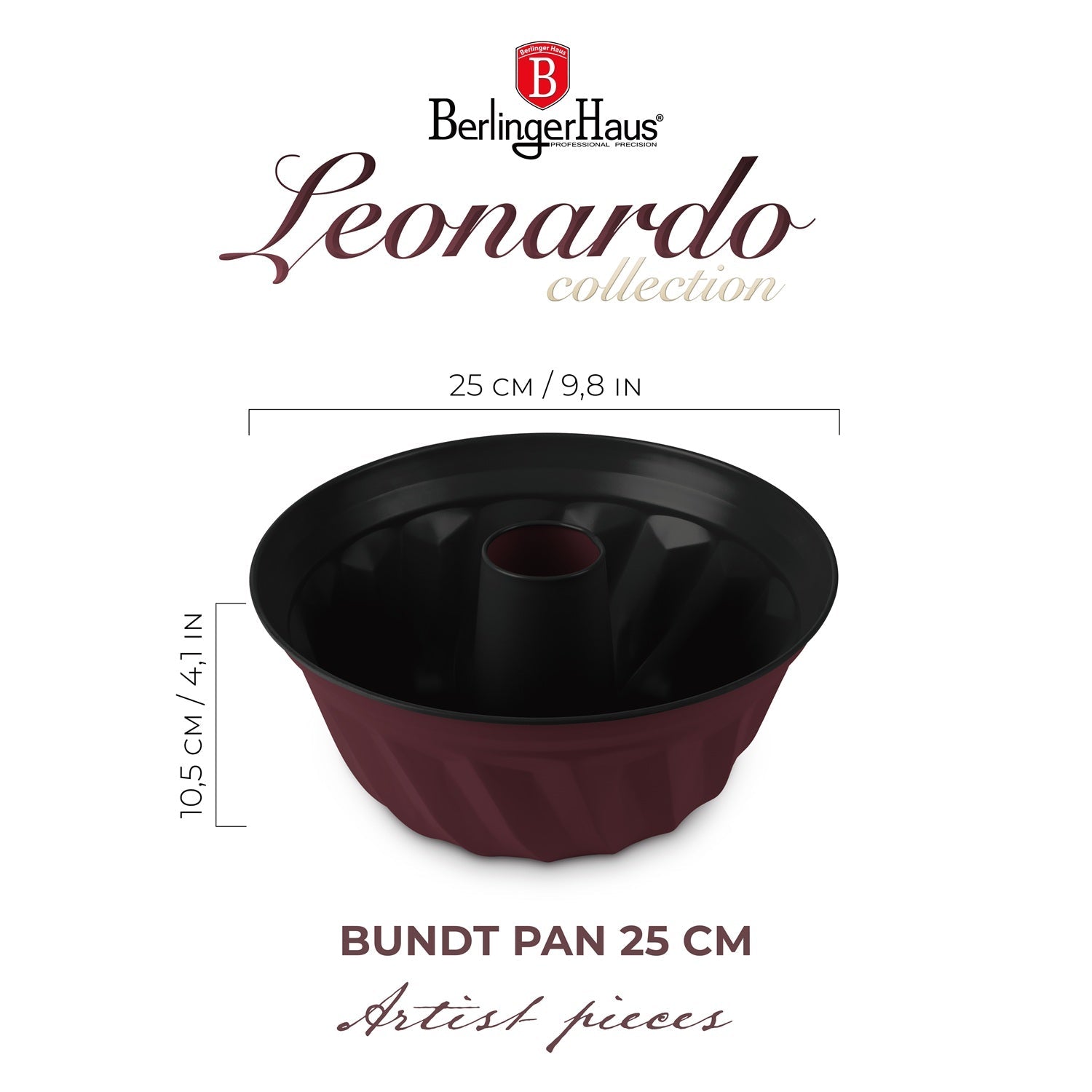 Berlinger Haus 25cm Titan Pro Non-Stick Coating Bundt Pan – Leonardo