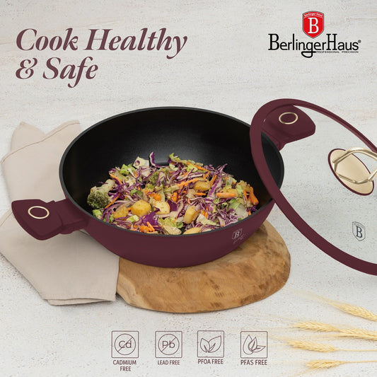 Berlinger Haus 28cm Titan Pro Non-Stick Coating Shallow Pot - Leonardo