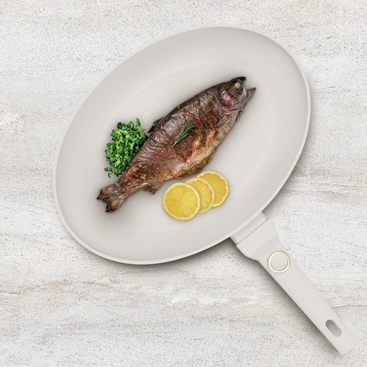 Berlinger Haus 35cm Titan Pro Non-Stick Coating Fish Pan – Sahara