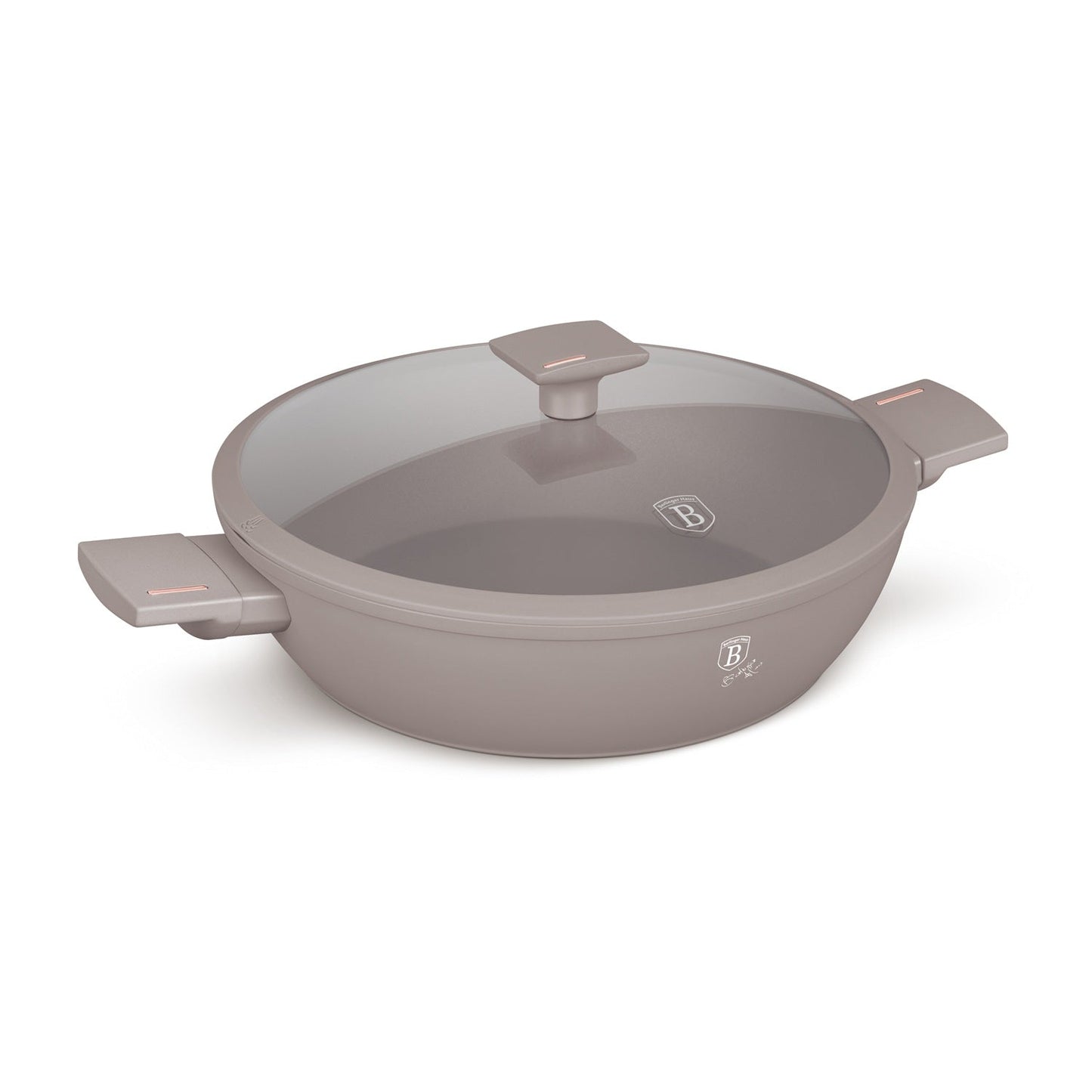 Berlinger Haus 30cm Titan Pro Non-Stick Coating Shallow Pot - Taupe