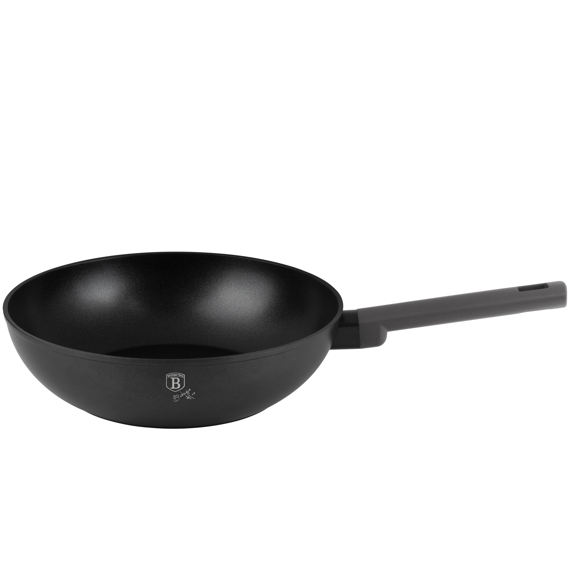 Berlinger Haus 28cm Non Stick Titan Pro Coating Wok - Anthracite