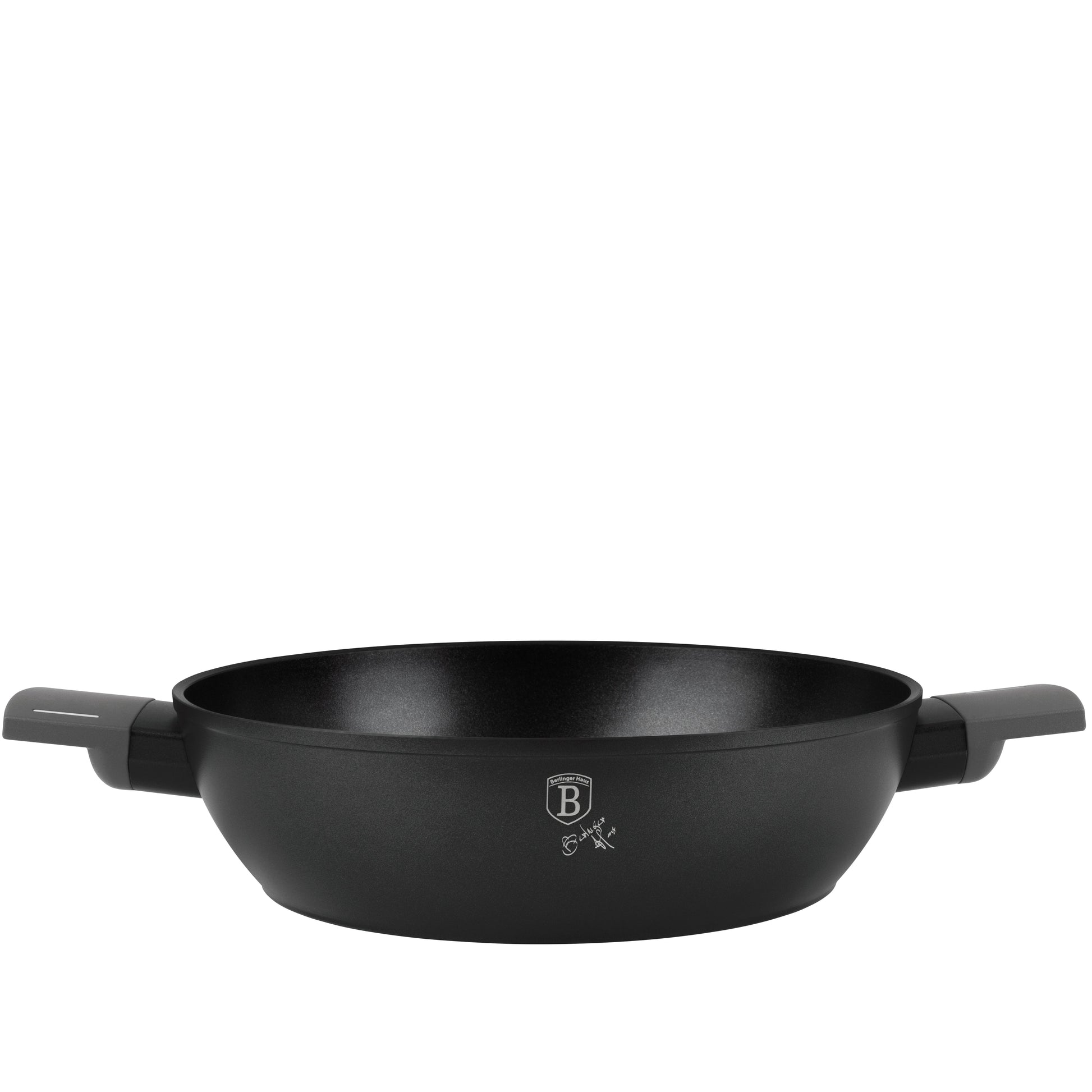 Berlinger Haus 28cm Titan Pro Non-Stick Coating Shallow Pot - Anthracite
