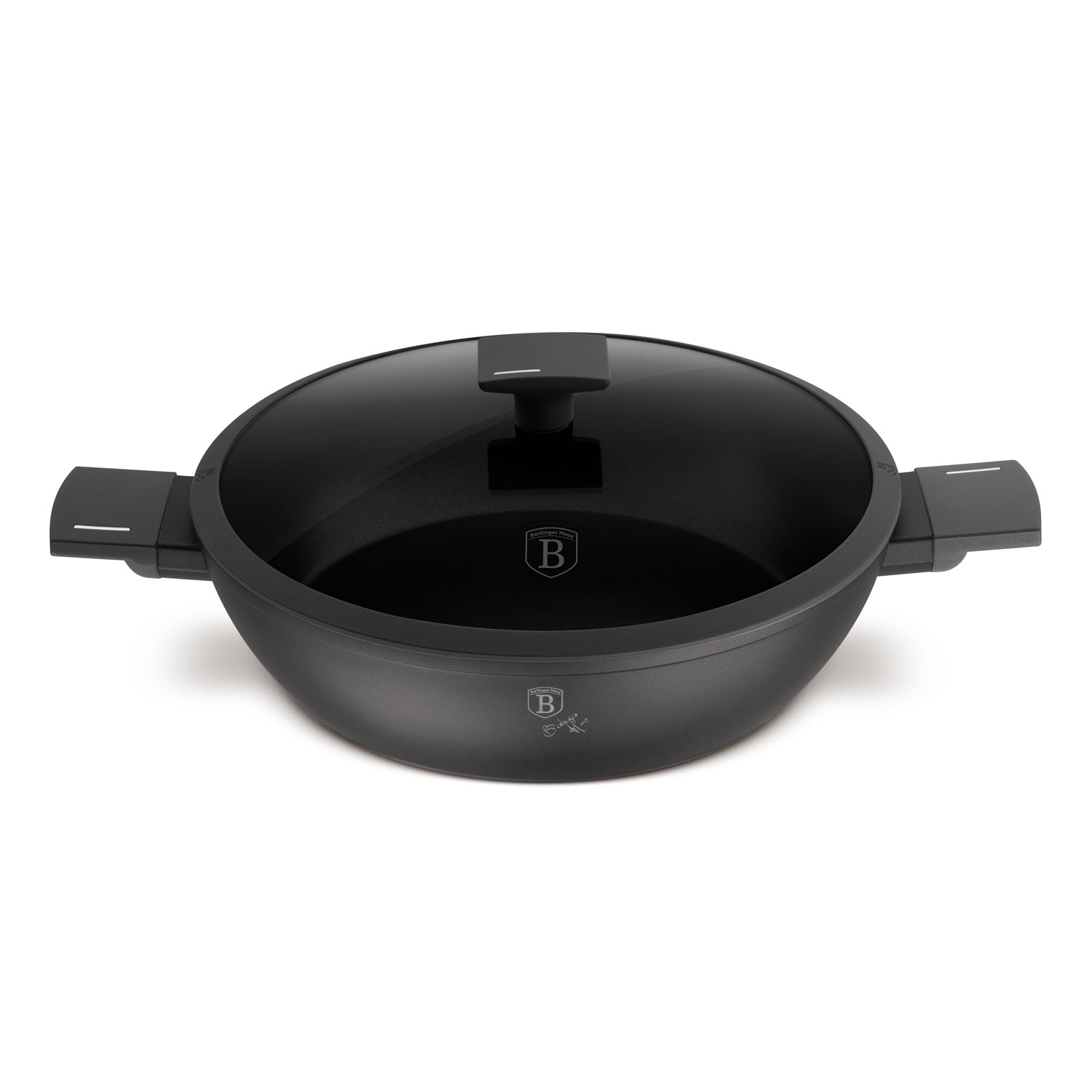 Berlinger Haus 30cm Titan Pro Non-Stick Coating Shallow Pot – Anthracite