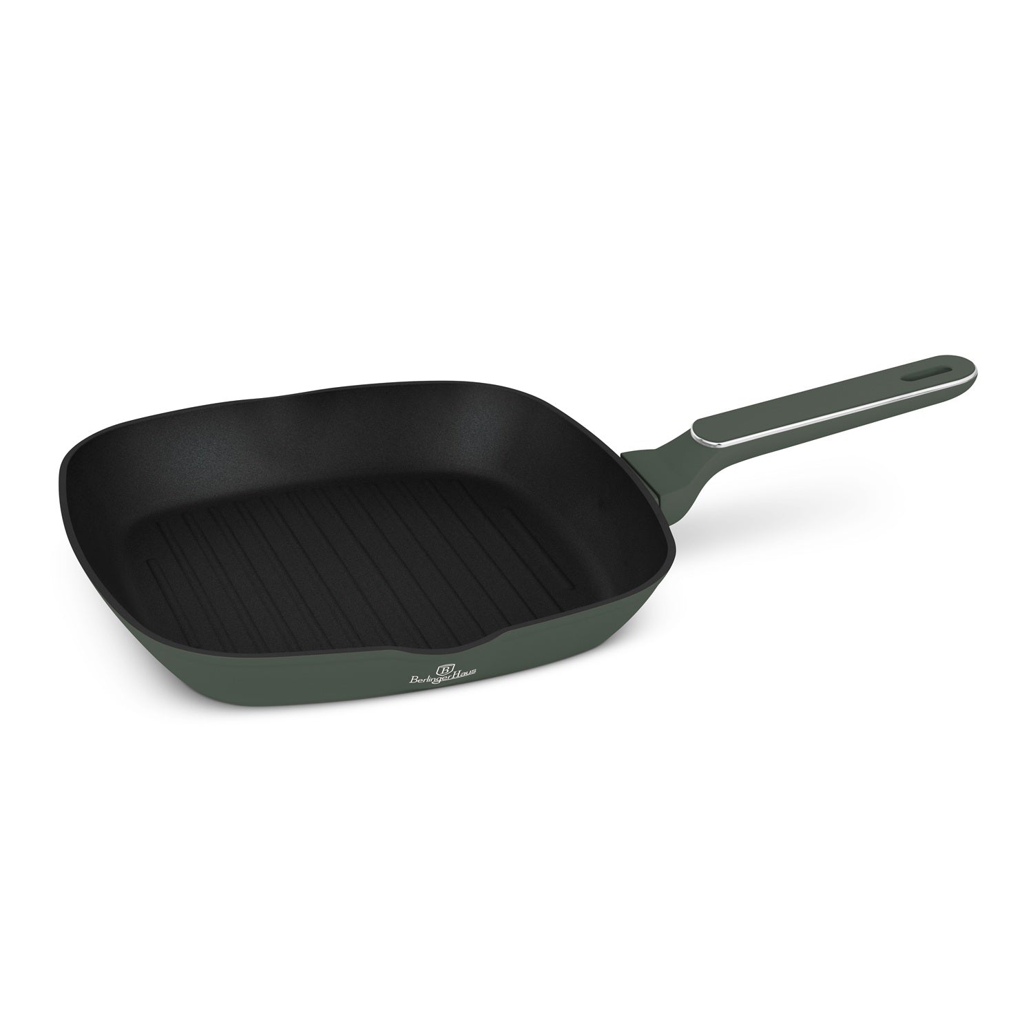 Berlinger Haus 28cm Titan Pro Non-Stick Coating Grill Pan - Matt Green